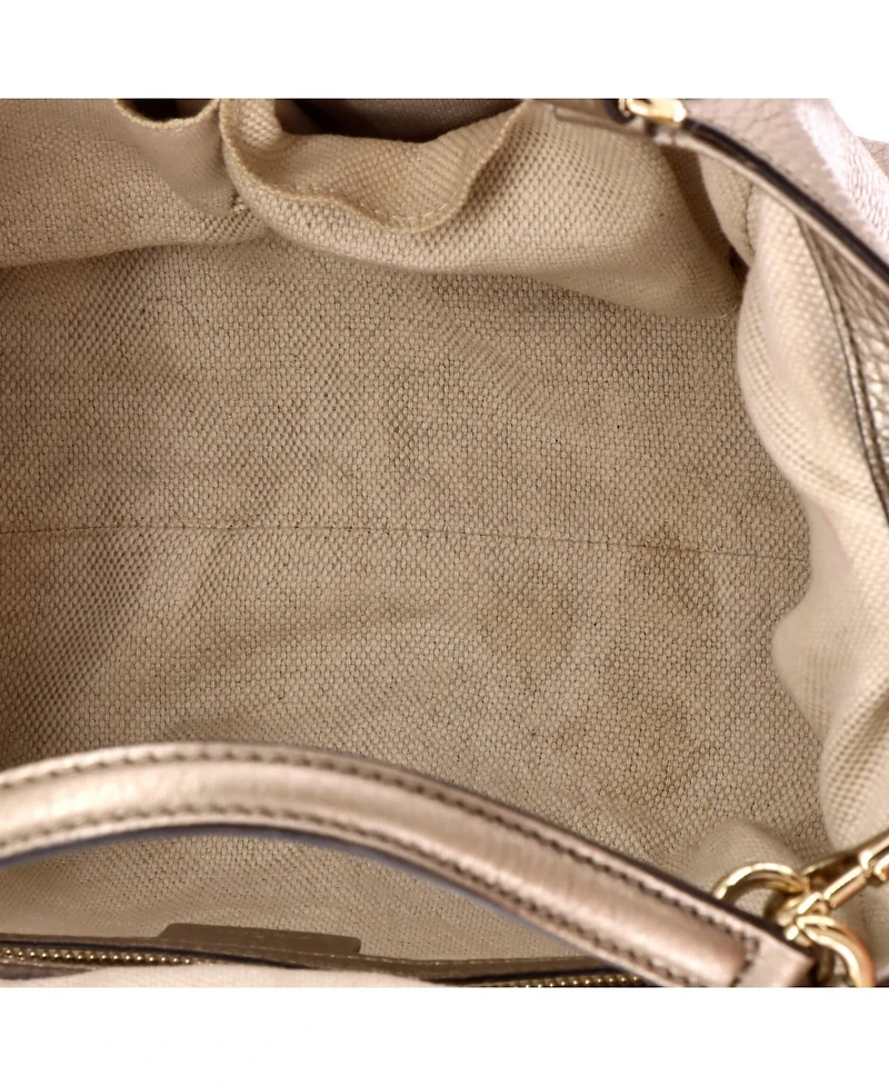 Pre-Owned Gucci Small Soho Convertible Shoulder Bag Leather