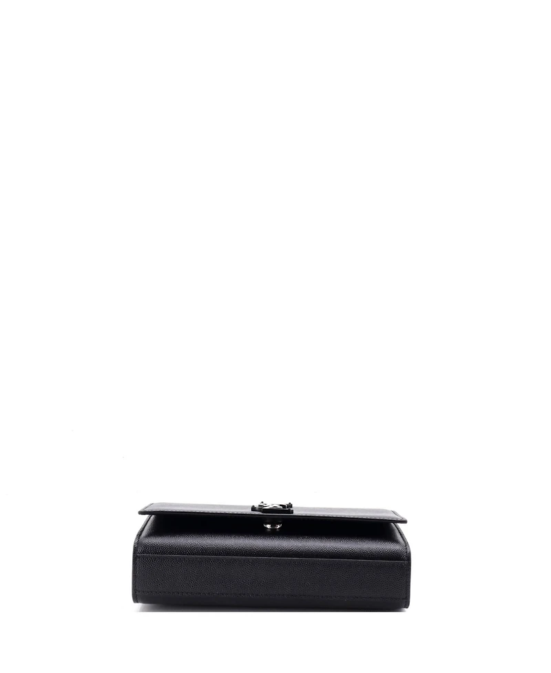 Pre-Owned Saint Laurent Classic Monogram Crossbody Bag Grainy Leather