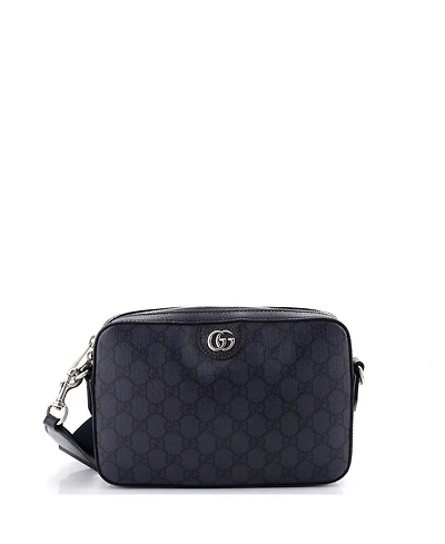 Pre-Owned Gucci Small Ophidia Zip Wristlet Shoulder Bag Gg Coated Canvas