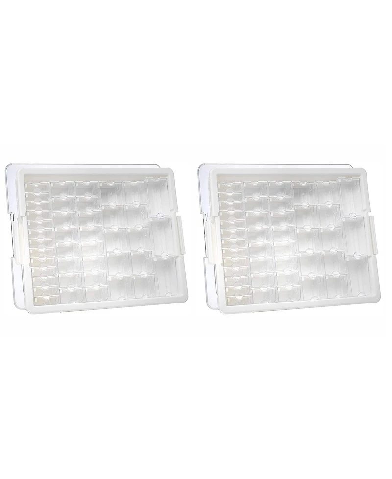 Bead Storage Solutions Elizabeth Ward 45 Piece Craft Supplies Organizer (2 Pack)