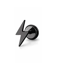 Rebl Jewelry Women's Lightning Bolt Screwback Stud