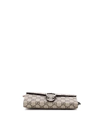 Pre-Owned Gucci Long Dionysus Chain Wallet Gg Coated Canvas