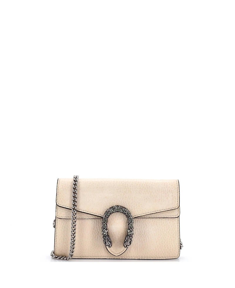 Pre-Owned Gucci Super Mini Dionysus Bag Leather