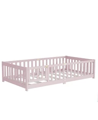 Streamdale Furniture Floor Bed with Fence and Door