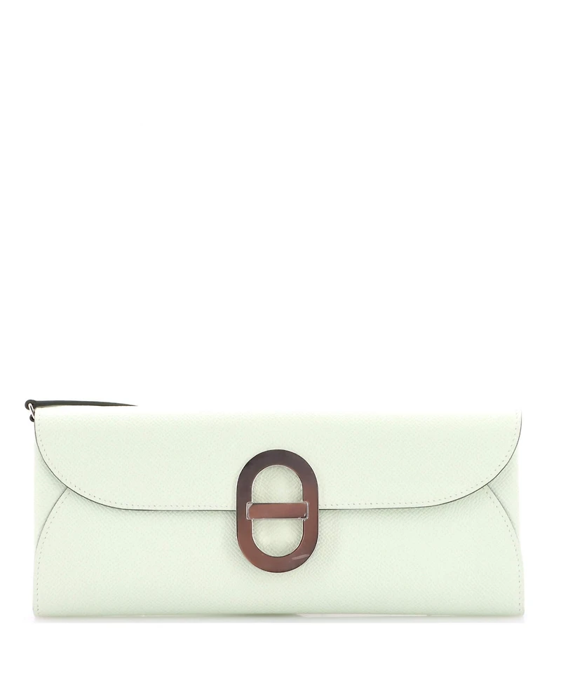 Pre-Owned HERMES Chaine d'Ancre To Go Wallet Epsom