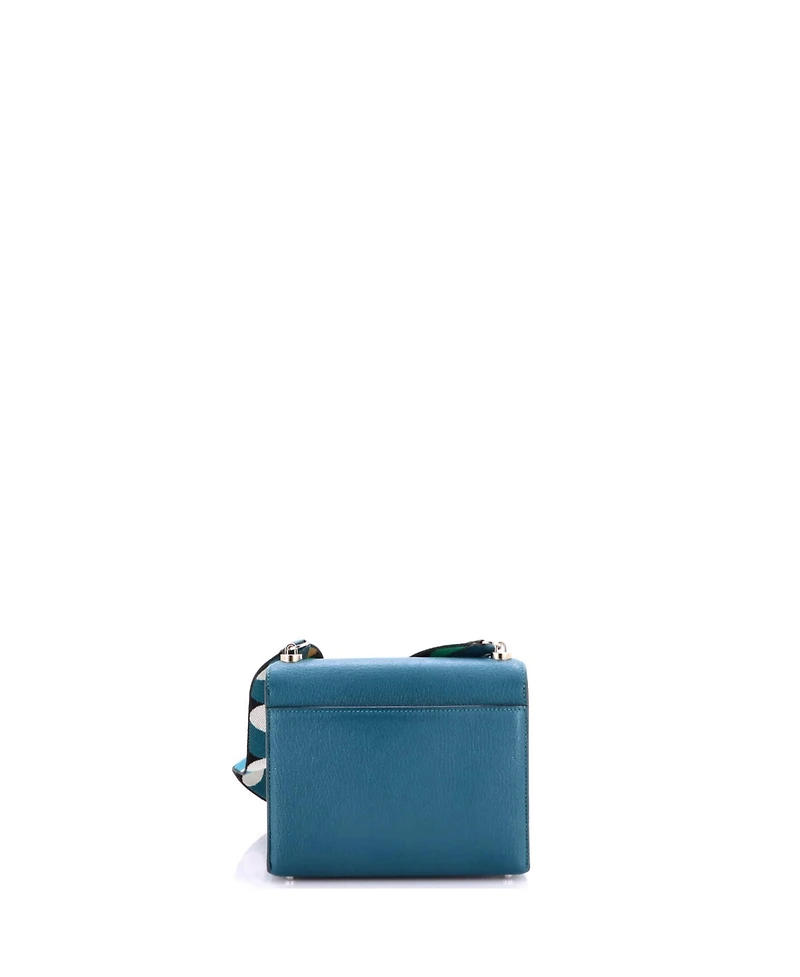 Pre-Owned HERMES Mini Verrou Bag Chevre Mysore and Canvas