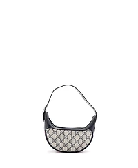 Pre-Owned Gucci Mini Ophidia Half Moon Bag Gg Coated Canvas