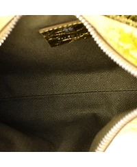 Pre-Owned Givenchy Mini Voyou Shoulder Bag Metallic Leather