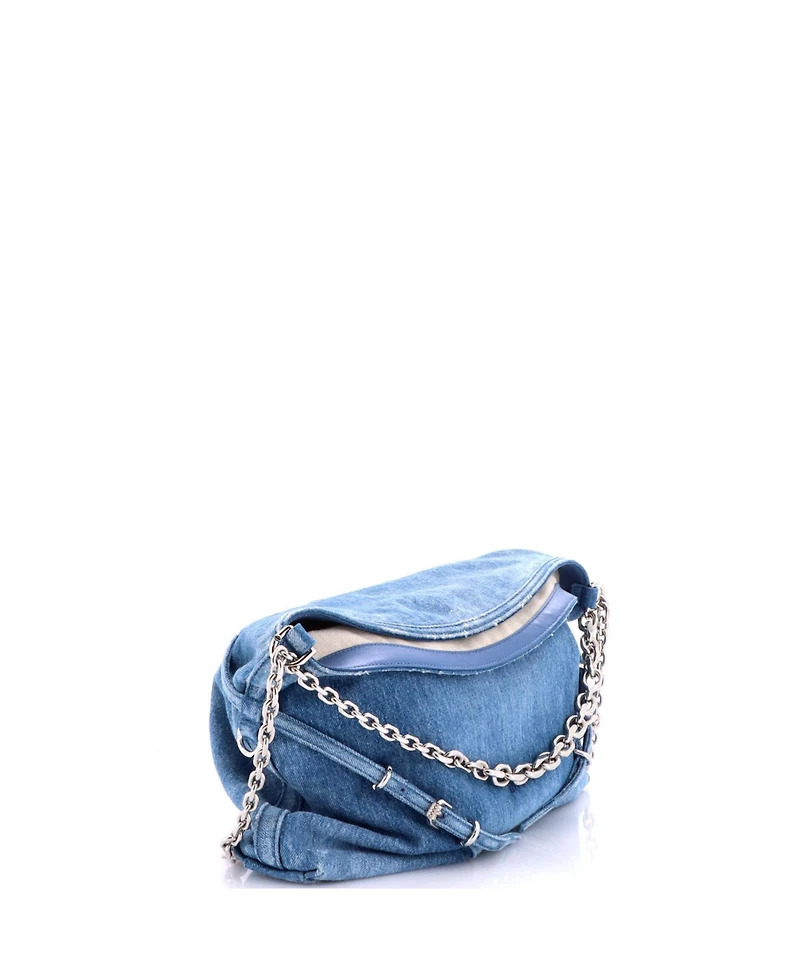 Pre-Owned Givenchy Medium Voyou Hobo Denim