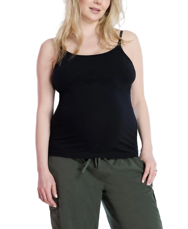 Motherhood Maternity Women's Clip Down Nursing Tank Top Cami
