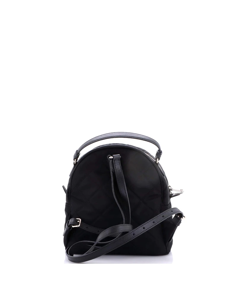 Pre-Owned Prada Zaino Backpack Quilted Tessuto