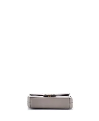 Pre-Owned Prada Small Pattina Flap Shoulder Bag Saffiano Leather