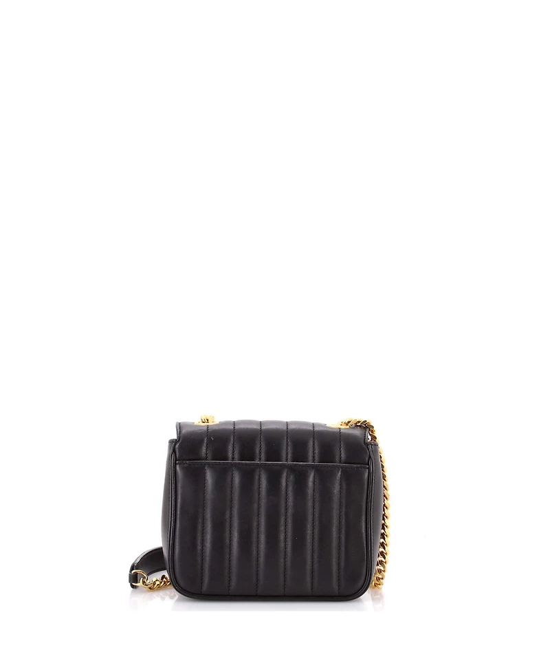 Pre-Owned Saint Laurent Small Vicky Crossbody Bag Vertical Quilted Leather