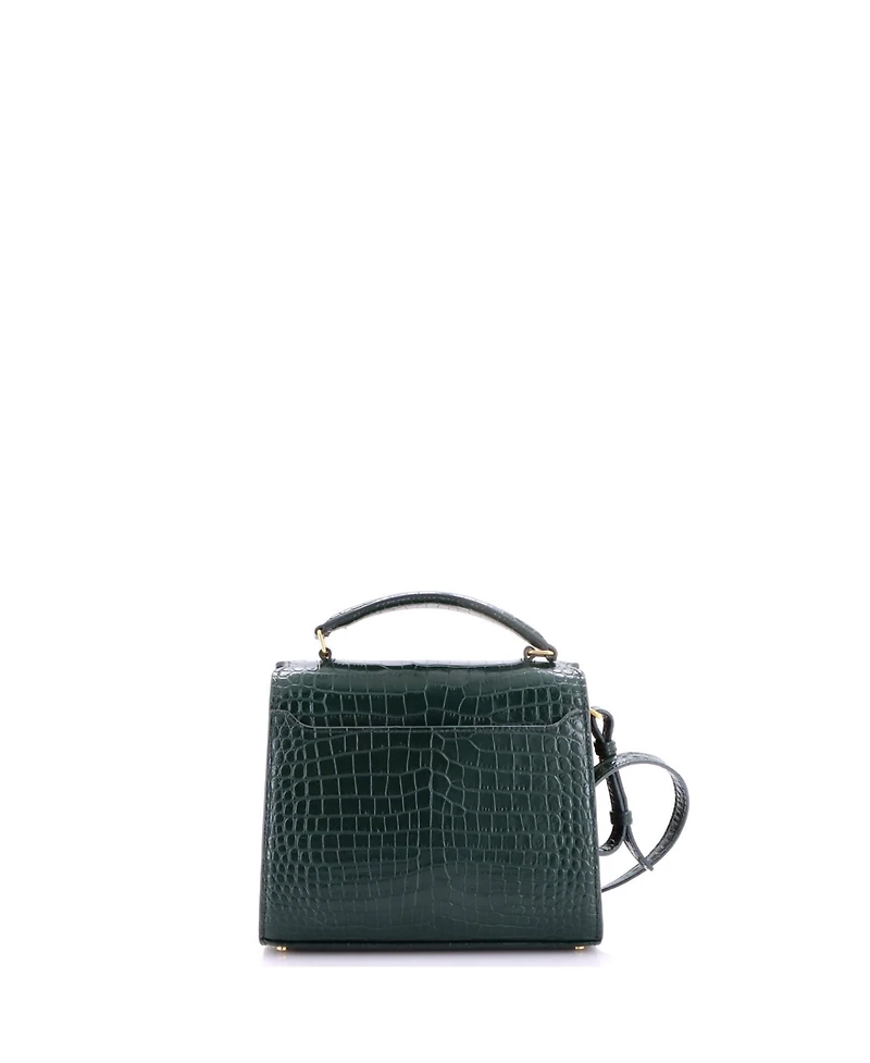 Pre-Owned Saint Laurent Mini Cassandra Top Handle Bag Embossed Leather