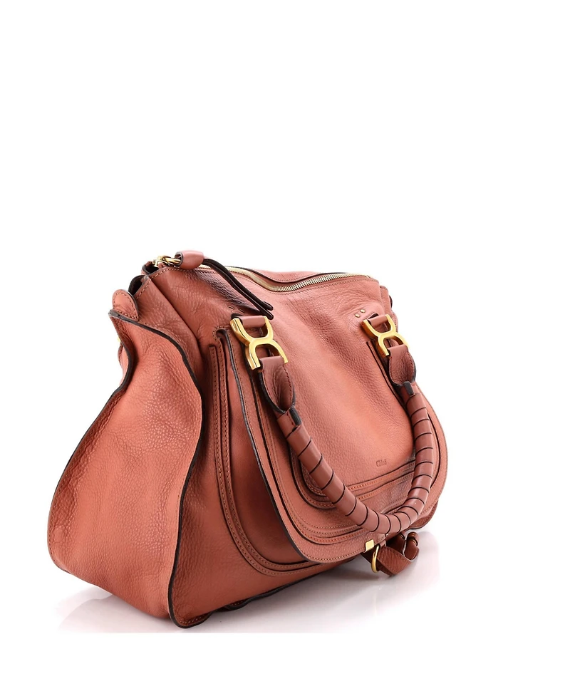 Pre-Owned Chloe Large Marcie Shoulder Bag Leather
