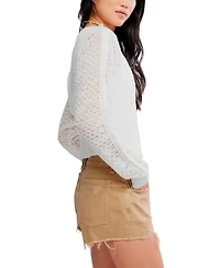 Free People Women's Maris Fine Gauge Scoop Neck Cardigan