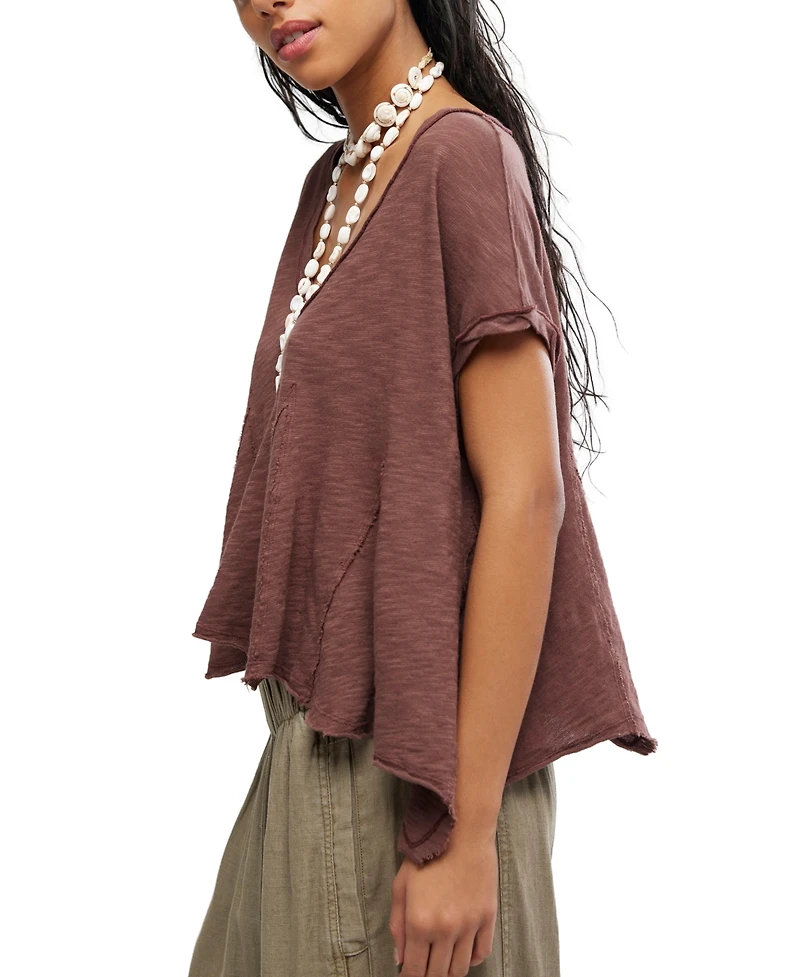 Free People Women's Swing Along With Me Short-Sleeve T-Shirt