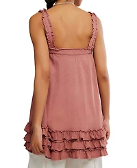 Free People Women's Cotton-Blend Spring Tide Tunic Top