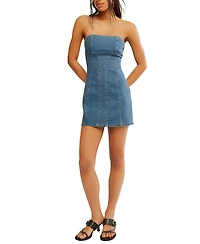 Free People Women's Alexa Strapless Mini Dress