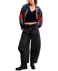 Free People Women's Onset Mid-Rise Parachute Pants