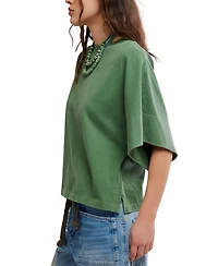 Free People Women's Atlas Dolman Crewneck T-Shirt