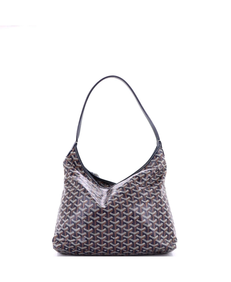 Pre-Owned Goyard Boheme Hobo Printed Coated Canvas