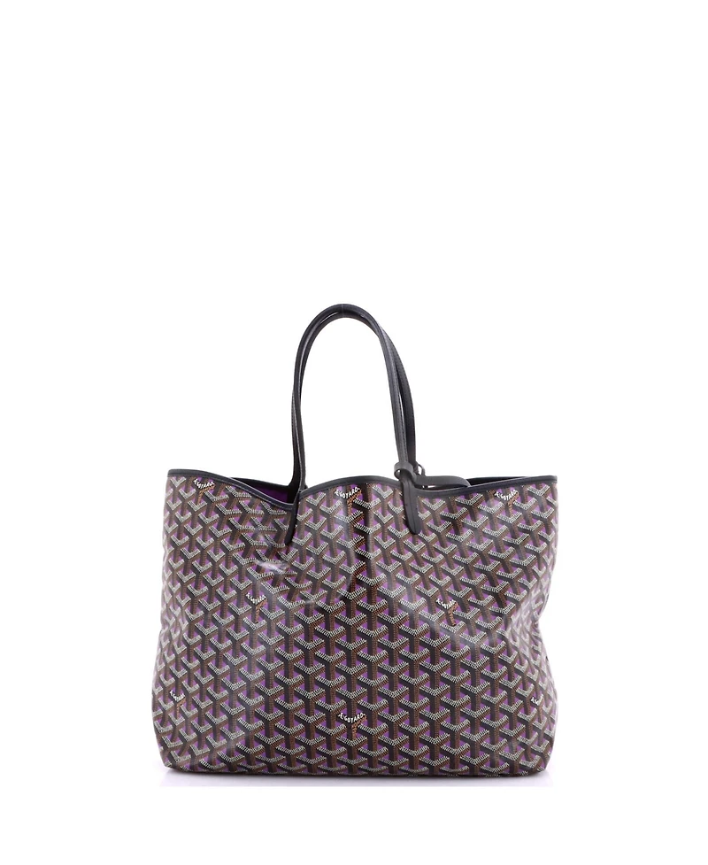 Pre-Owned Goyard Pm Saint Louis Tote Claire Voie Coated Canvas