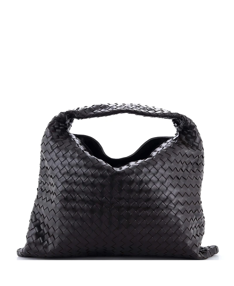 Pre-Owned Bottega Veneta Hop Hobo Intrecciato Leather
