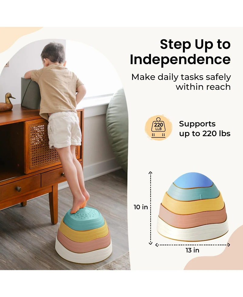 Tiny Land Sensory Stepping Stones Toddler Balance Coordination Toy