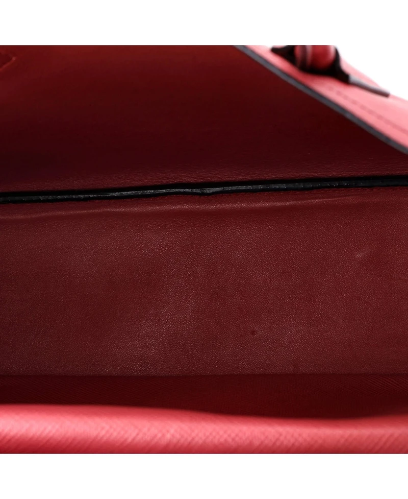 Pre-Owned Prada Large Cuir Double Tote Saffiano Leather