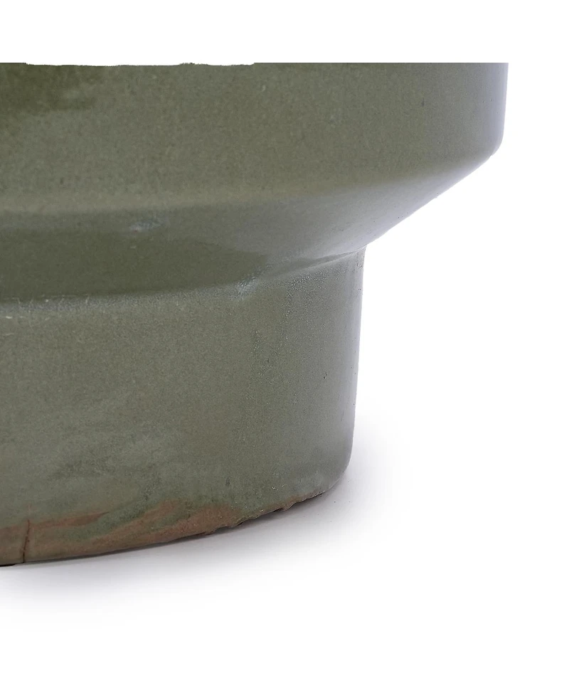 Streamdale Furniture Handmade Solid Glaze Ceramic Planter Set (15/12/9 Inch)