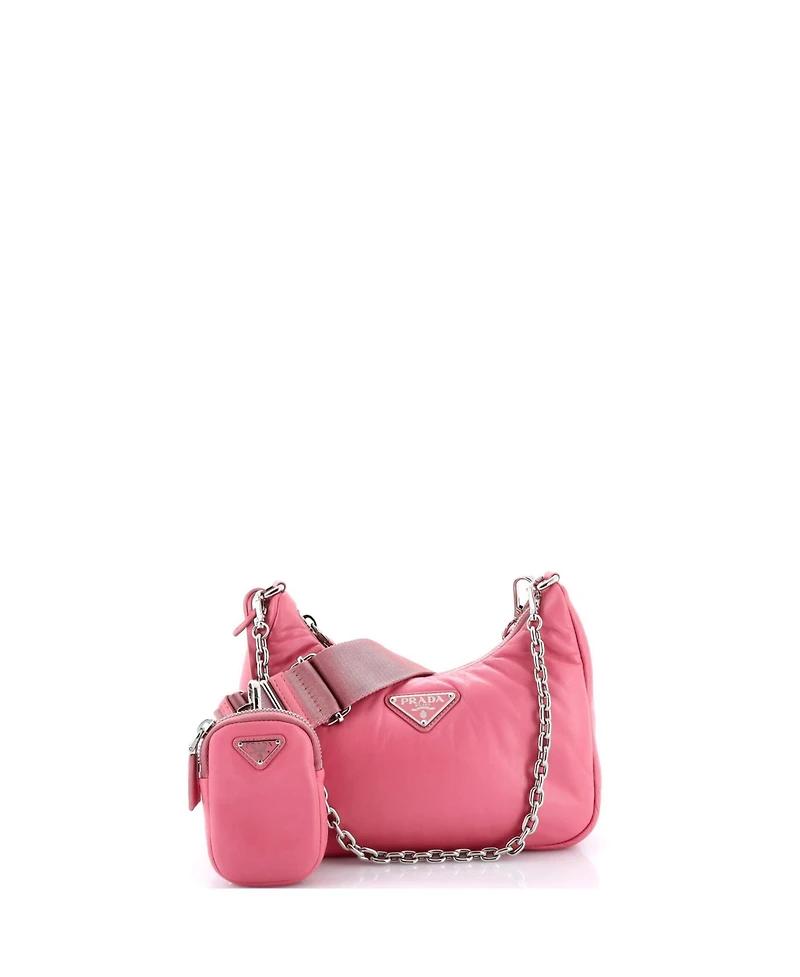 Pre-Owned Prada Small Re-Edition 2005 Shoulder Bag Nappa Leather