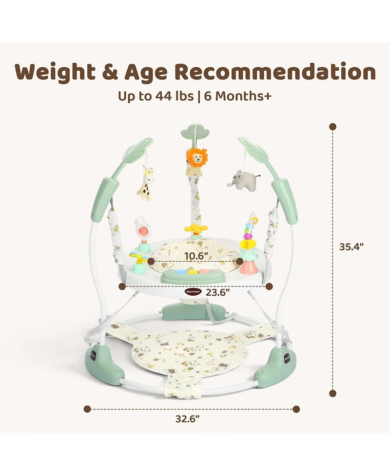 Kinder King Toddler Activity Center, 360degree(s) Rotating Seat and Adjustable Heights