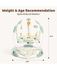 Kinder King Toddler Activity Center, 360degree(s) Rotating Seat and Adjustable Heights