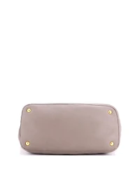 Pre-Owned Prada Large Side Zip Convertible Tote Vitello Daino
