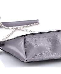 Pre-Owned Prada Small Chain Crossbody Bag Vernice Saffiano Leather