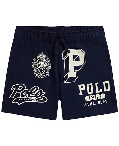 Polo Ralph Lauren Boys' 2T-7 Cotton Jersey Graphic Shorts