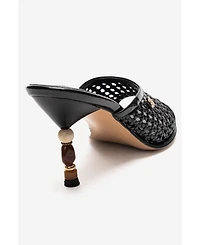 Prologue Shoes Women's Selvian Woven Stiletto Sandal