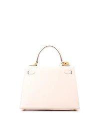 Pre-Owned HERMES Kelly 25 Handbag Light Epsom with Gold Hardware