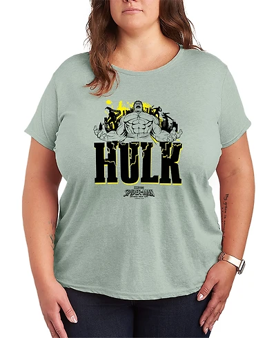 Hybrid Apparel Plus Spider-Man Brand New Day Hulk Graphic T-Shirt