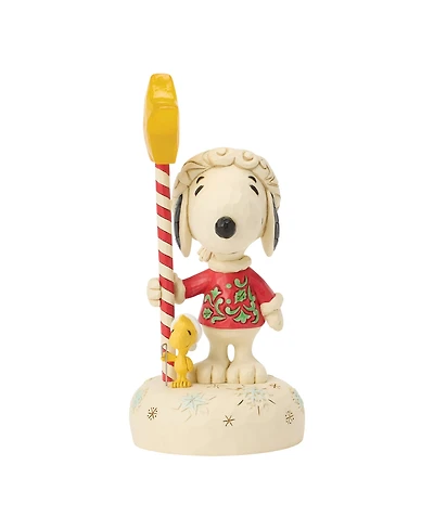Jim Shore Peanuts Fig Snoopy with Light Up Star