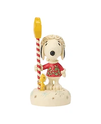 Jim Shore Peanuts Fig Snoopy with Light Up Star