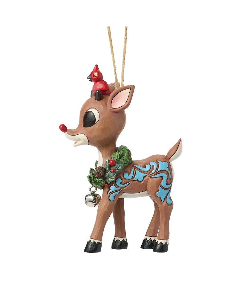 Jim Shore Rudolph with Wreath