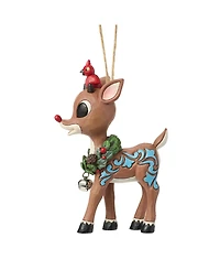 Jim Shore Rudolph with Wreath