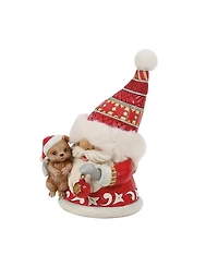 Jim Shore Heartwood Creek Fig Gnome Hugging Cute Puppy
