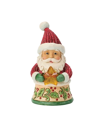 Jim Shore Heartwood Creek Fig Santa with Star