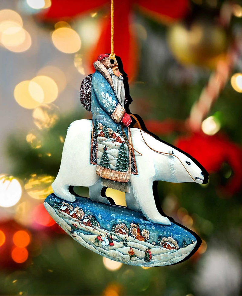 Designocracy Travel Ride Holiday Ornaments, Set of 3