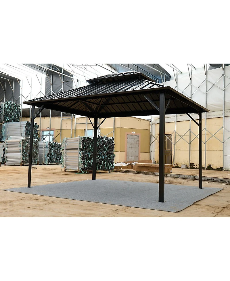 Streamdale Furniture steel tile double-roof pavilion gazebo