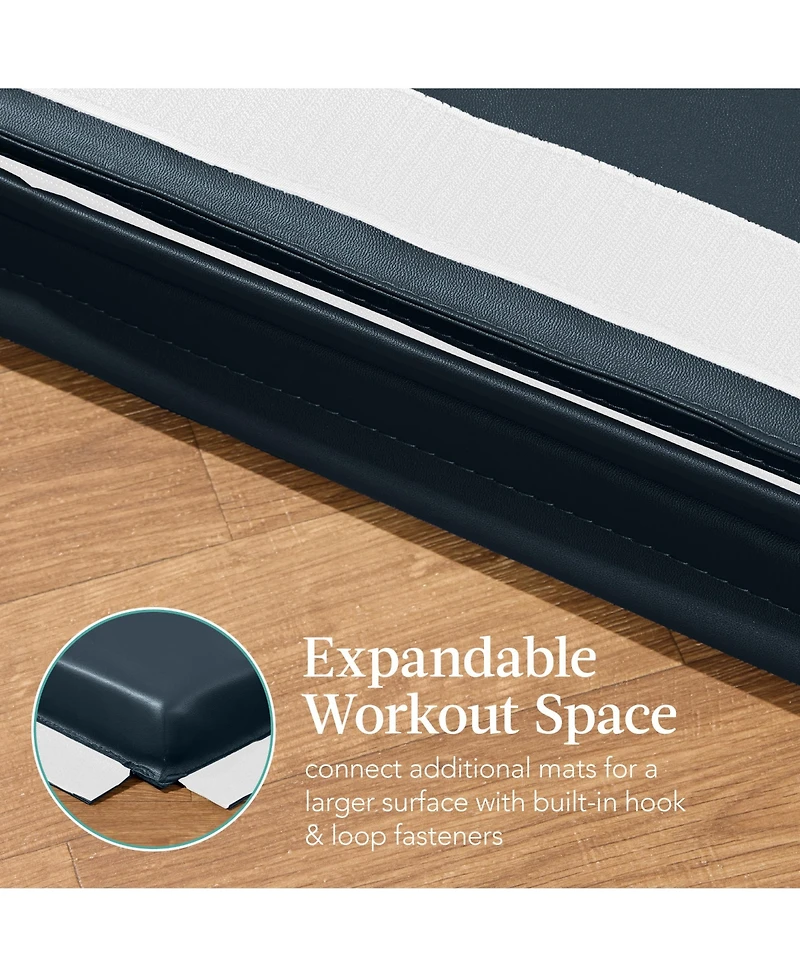 Best Choice Products 10ftx4ftx2in Folding Gymnastics Mat 4-Panel Exercise Workout Floor Mats with Handles