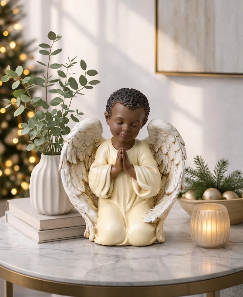 Napco African American Angel Praying Figurine
